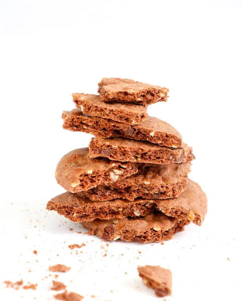 Zoete koekjes met rozijnen en zaden, — Stockfoto