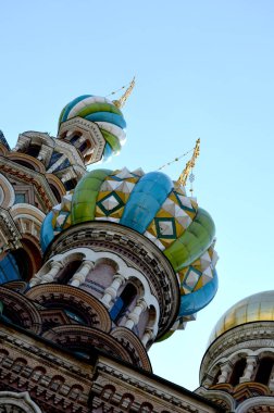 Saint Petersburg Rusya 'daki Ortodoks Kilisesi, 22 Ağustos 2015