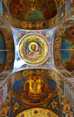 Saint Petersburg Rusya 'daki Ortodoks Kilisesi, 22 Ağustos 2015