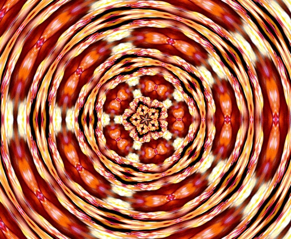 Kaleidoskop-Effekt computergeneriertes Bild — Stockfoto