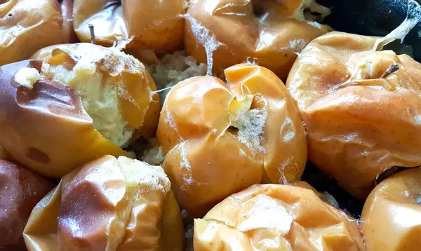 Apel panggang buatan sendiri segar — Stok Foto