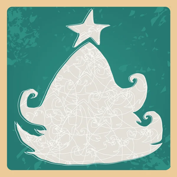 Sevimli Noel kartı — Stok Vektör