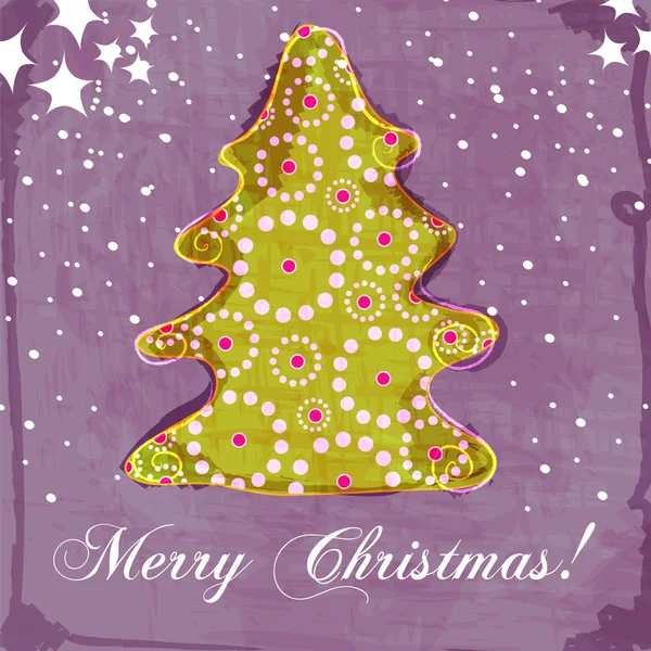かわいいクリスマス カード — ストックベクタ