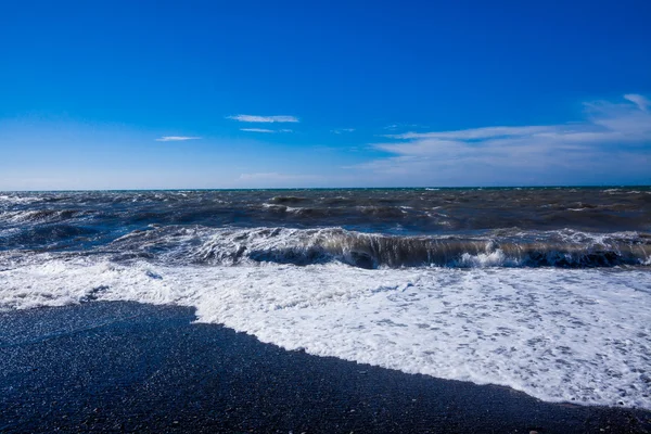 Фоновые волны моря. Красивые волны — стоковое фото