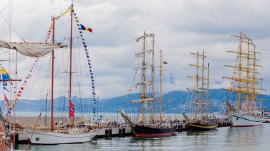 Rusya, Sochi - 21 Eylül 2016: Scf Karadeniz boylu soylu Yelkenliler Reg