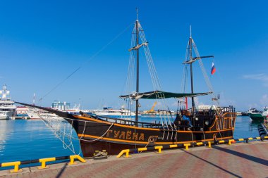 Soçi, Rusya - 29 Haziran 2016: Sailship 