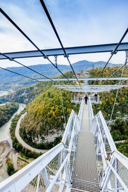 Soçi, Rusya - Ekim 23, 2016: Skypark Aj Hackett Sochi lo olduğunu
