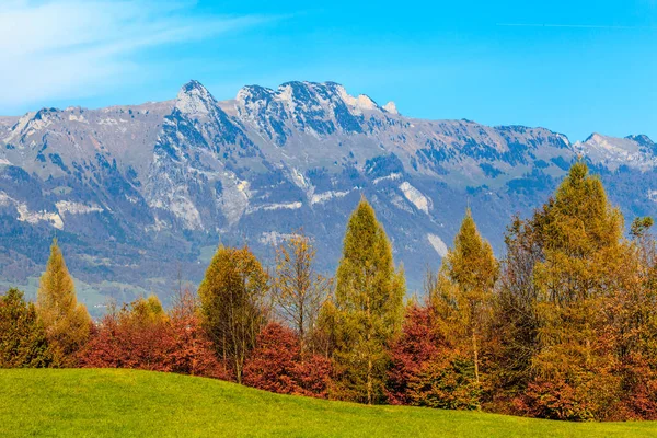 Herfst berglandschap. Kleurrijke herfst landschap. Bergen — Stockfoto