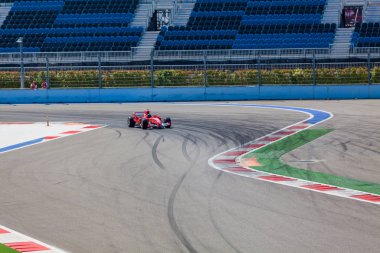 Soçi, Rusya - 31 Temmuz 2016: Eğitim yarışları yüksek hızda 