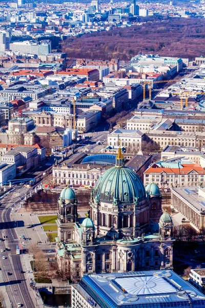 Berlín, Německo - 22. března 2015: Letecké ptačí pohled ci — Stock fotografie