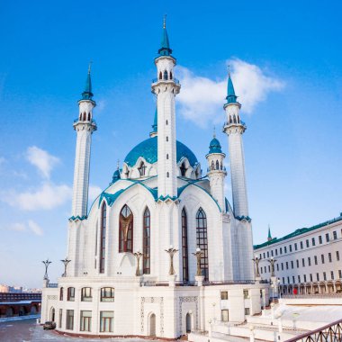 Kazan Kremlin Qol Şerif Camii'nde. Tataristan, Rusya. Kul 