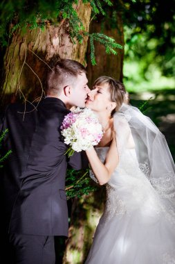 Evli çift. Düğün