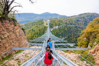 Soçi, Rusya - Ekim 23, 2016: Skypark Aj Hackett Sochi lo olduğunu