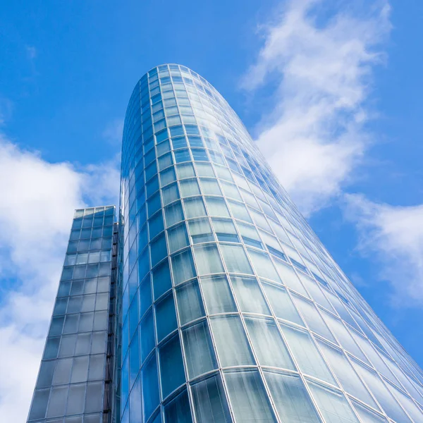 Office building close up. Wall of office building. Glass Wall — Stock Photo, Image