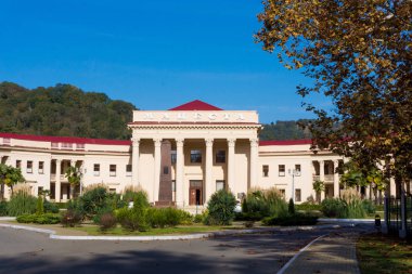 Sochi, Rusya Federasyonu - Ekim 21, 2016: Balneoterapi bina