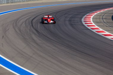 Soçi, Rusya - 31 Temmuz 2016: Eğitim yarışları yüksek hızda 