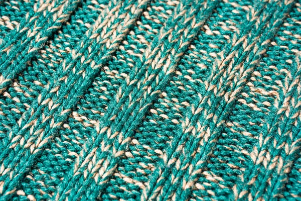 Tessuto di lana verde dettaglio texture — Foto Stock