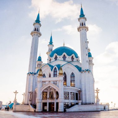 Kazan Kremlin Qol Şerif Camii'nde. Tataristan, Rusya. Kul 