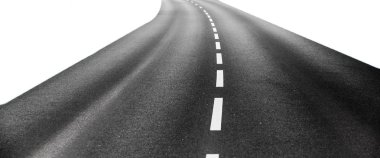 izole yol. Güzel asfalt yol