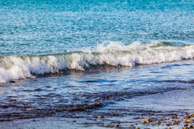 Su dalgaları yüzeyi arka plan olarak