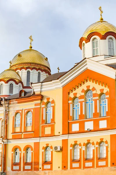 Nuovo Athos, Abkhazia. Monastero di San Simone il Cananeo. Il ma — Foto Stock