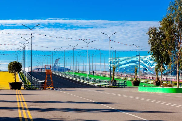 Sochi, Russia, 15 gennaio 2016: Veduta degli oggetti del parco olimpico — Foto Stock