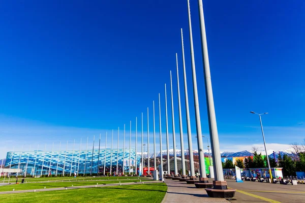 SOCHI, RUSIA - 16 de enero de 2016: Sochi Olympic Fire Bowl in the — Foto de Stock