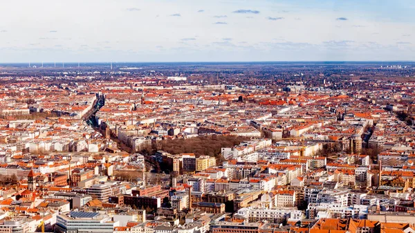 Luftaufnahme der Stadt Berlin aus der Vogelperspektive. berlin skyli — Stockfoto