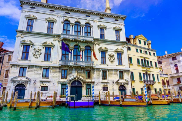 Grand Canal in Venedig, Italien. Venedig Wahrzeichen — Stockfoto
