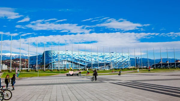 2016 年 1 月 15 日，俄罗斯索契︰ 对象视图的奥林匹克公园 — 图库照片