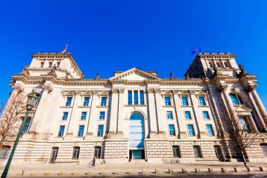Berlin, Almanya-19 Mart 2015: Reichstag Binası, koltuk