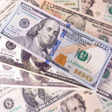 dolar faturaları arka plan. Nakit dolar