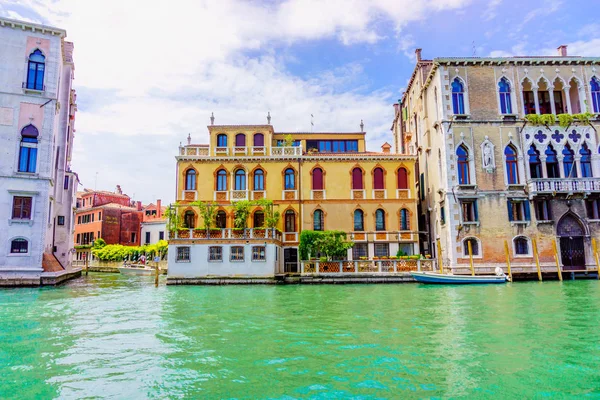 Canal Grande a Venezia, Italia. Venezia punto di riferimento — Foto Stock