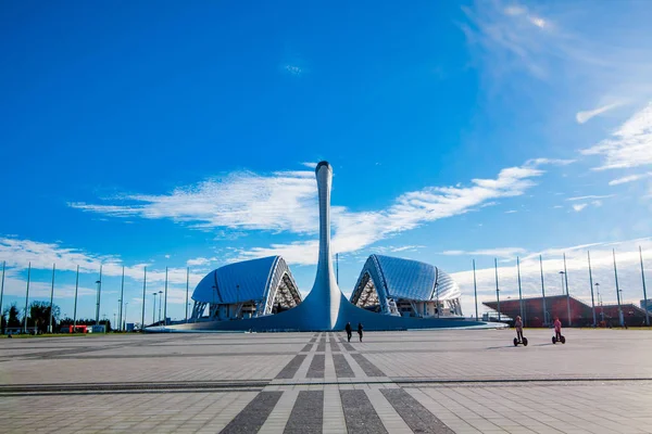 Россия, Сочи - 16 января 2016 года. Олимпийский парк в Адлере — стоковое фото