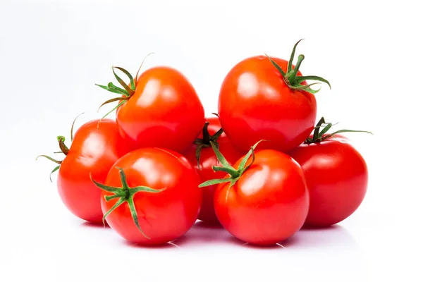흰색으로 분리 된 토마토 — 스톡 사진
