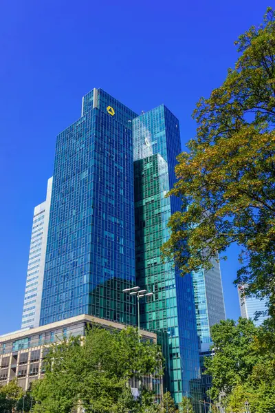 Франкфурт, Німеччина - 10 вересня 2015: Європейський Центральний Банк — стокове фото