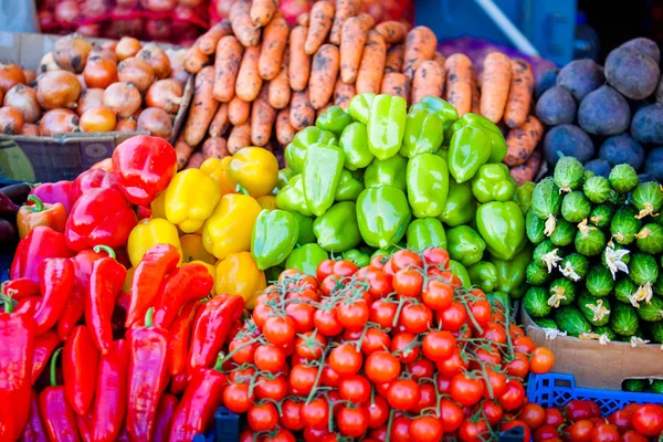 Farmers market. vegetable Market. Fresh vegetables — Stock Photo, Image