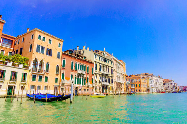 Grand Canal in Venice, Italy. Venice landmark