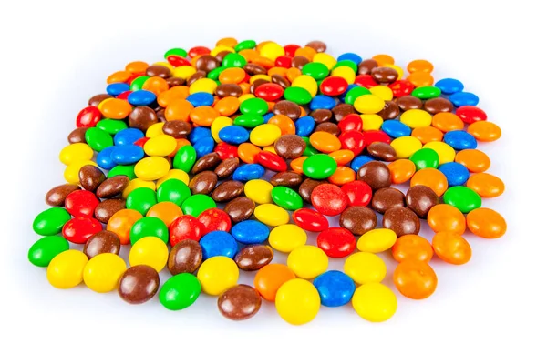 Süßigkeiten Hintergrund. Mehrfarbige Bonbons — Stockfoto