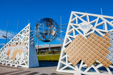 Sochi, Rusya, 15 Ocak 2016: Olympic park nesnelerin görünümünü