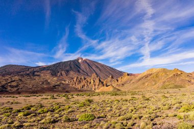 İspanya - volkan Teide Milli Parkı. Mount Teide, Unesco Dünya H