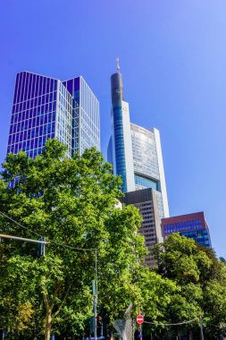 Frankfurt, Almanya - 10 Eylül 2015: Avrupa Merkez Bankası