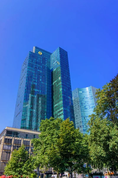 Frankfurt, Germany - SEPTEMBER  10, 2015 : European Central Bank — Stock Photo, Image