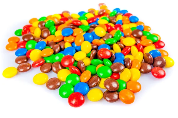 Doces coloridos. Chocolate colorido doce para fundos — Fotografia de Stock