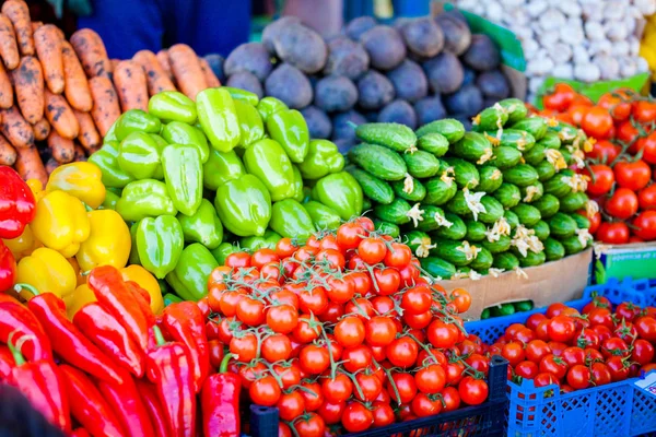 Farmers market. vegetable Market. Fresh vegetables — Stock Photo, Image