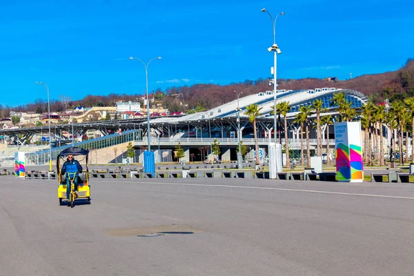 Sochi, Oroszország, 2016. január 15.: Olimpiai park táj. Objektumok — Stock Fotó