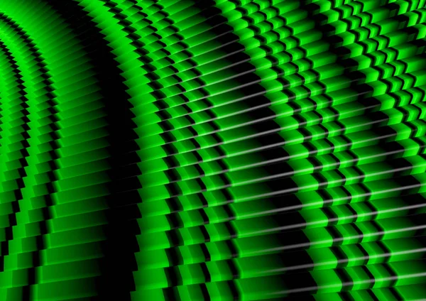 Зеленый фон. Абстрактная трехмерная рендеринг — стоковое фото