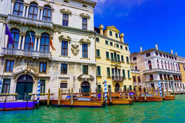 Canal Grande in Venetië, Italië. Venetië landmark — Stockfoto