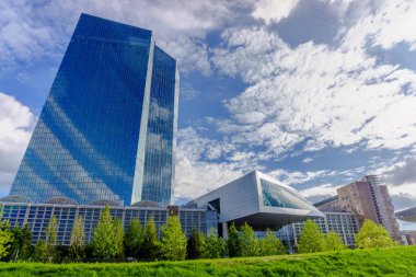 Frankfurt Am Main, Almanya - 19 Eylül 2015: Yeni modern boğa