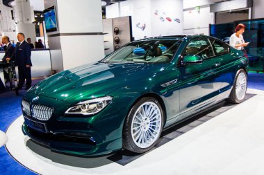 FRANKFURT, GERMANY - SEPTEMBER 23, 2015:  Alpina B6 Bi-Turbo pre